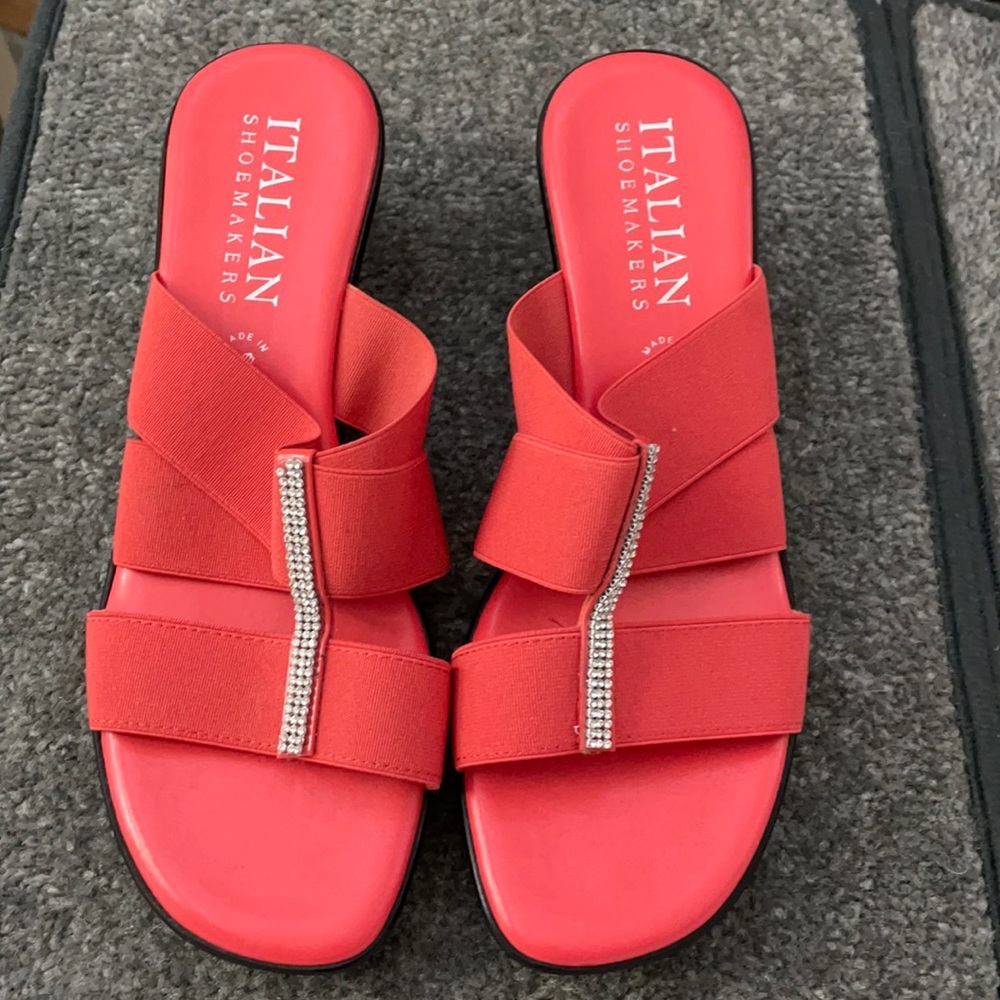 Pink Low Wedges